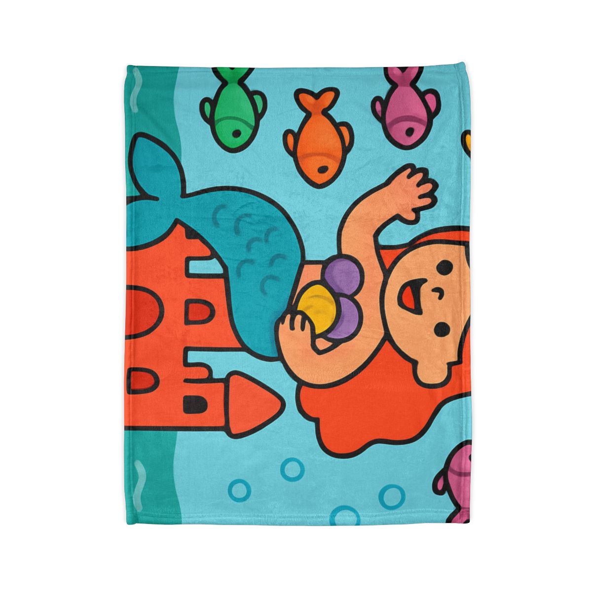 Coral Castle Mermaid warm winter blankets