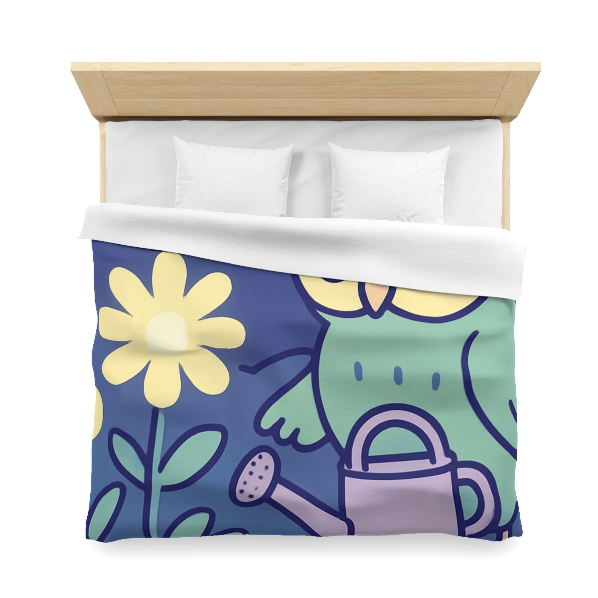 Moon Garden Owl designer printed duvets