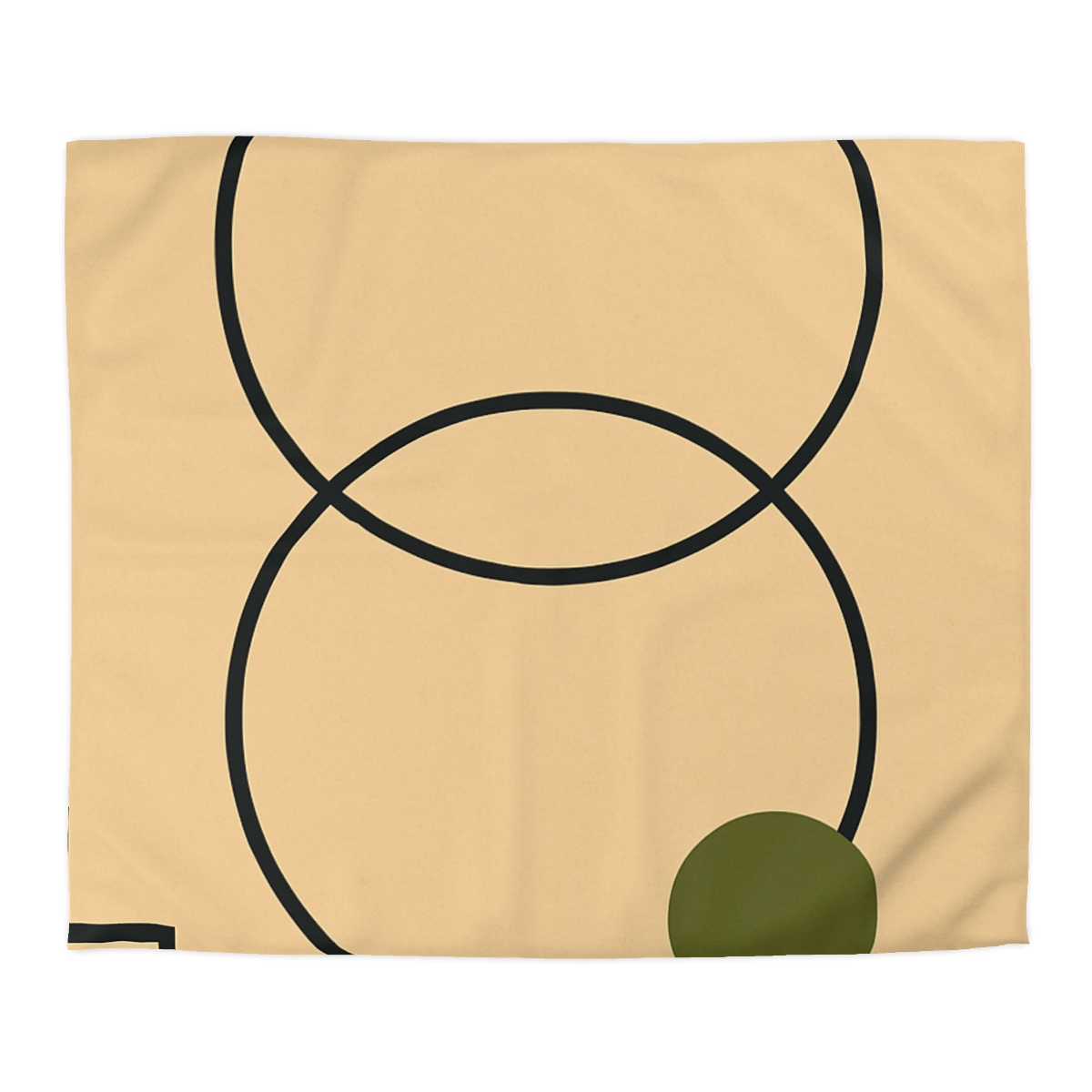 Aligned Rings With Corner Steps soft comforter duvets