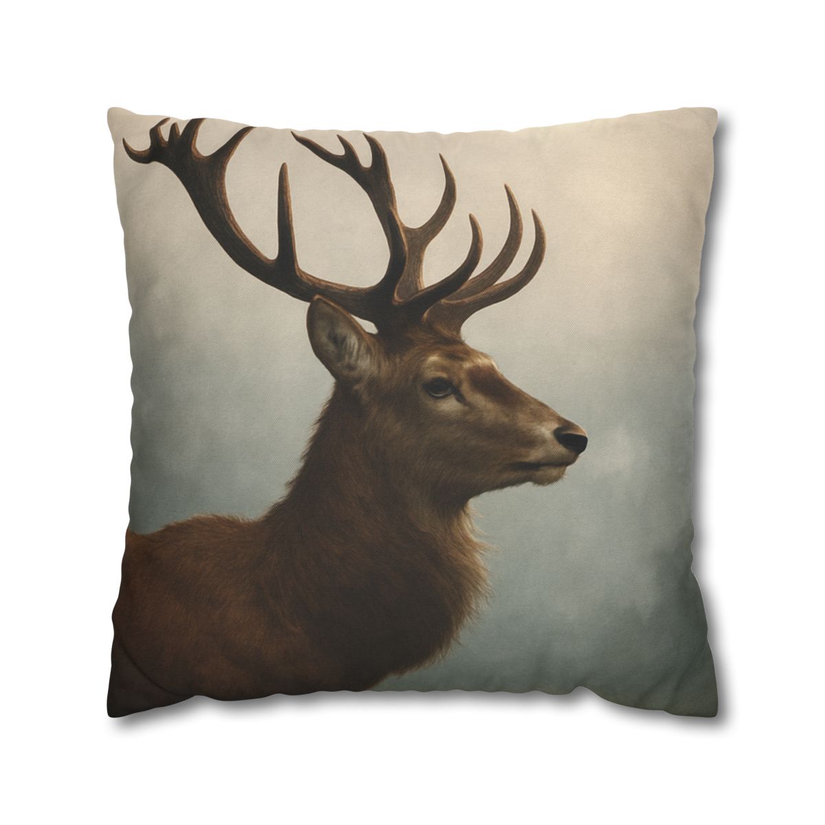 Morning Mist Red Deer Stag custom pillow cases