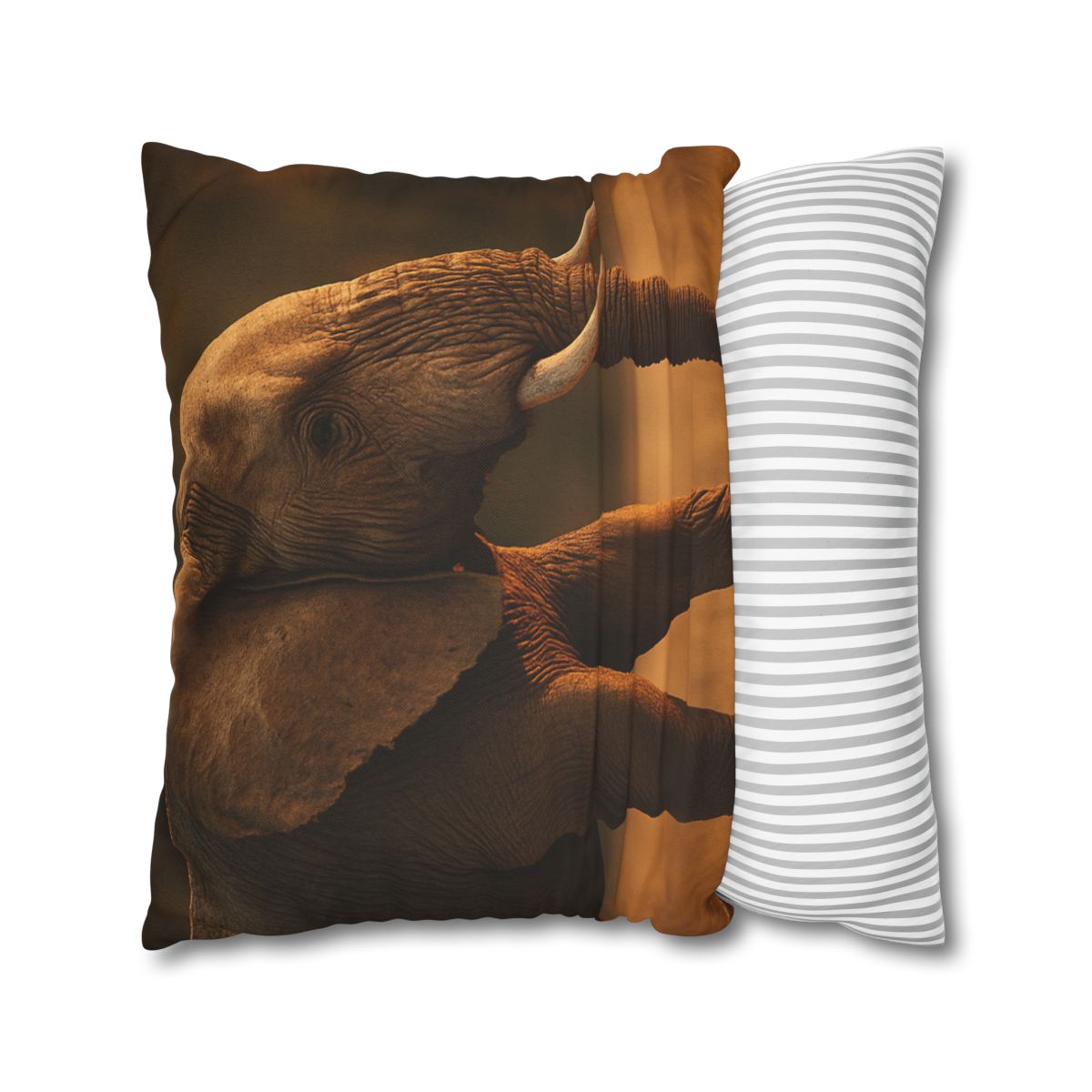 Savannah Sentinel Elephant designer print pillow cases