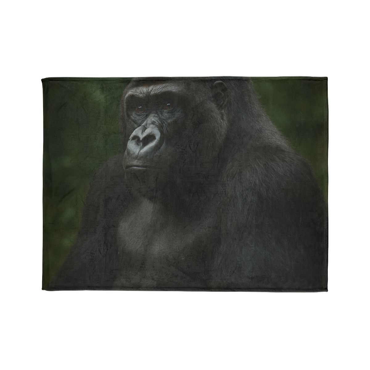 Silent Guardian Mountain Gorilla designer printed blankets