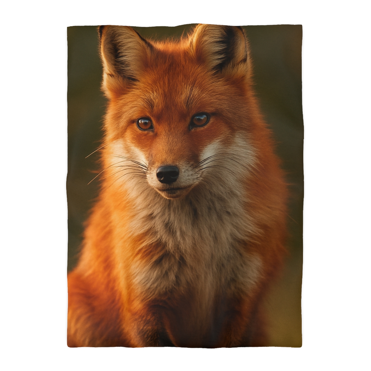 Crimson Whisper Red Fox custom duvets