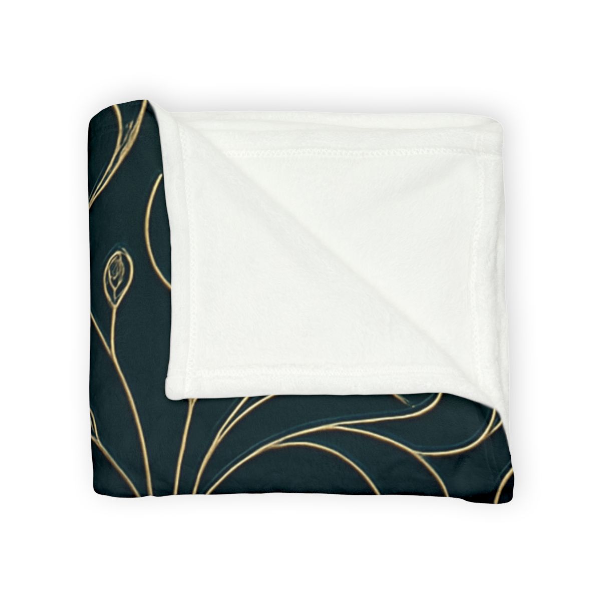 Vine Circuit Filigree designer printed blankets