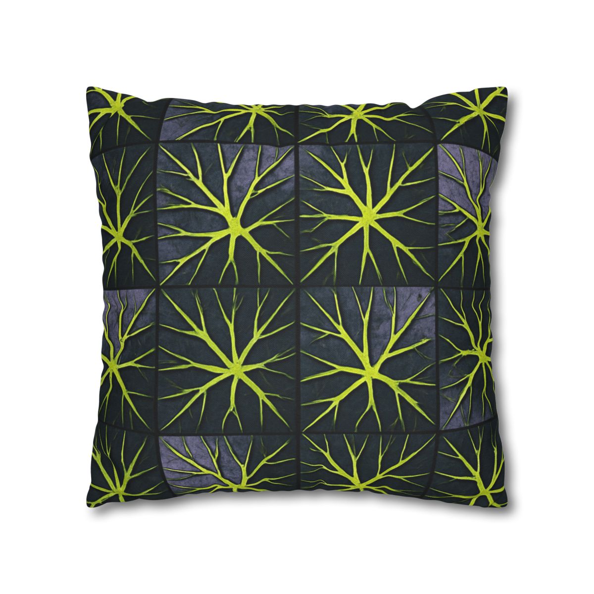 Venation Starburst Mosaic designer print pillow cases