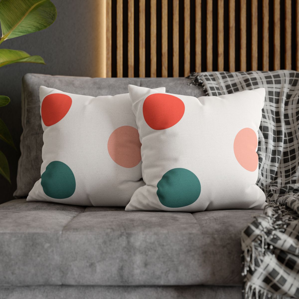 Three Point Triangle Rhythm soft cotton pillow cases