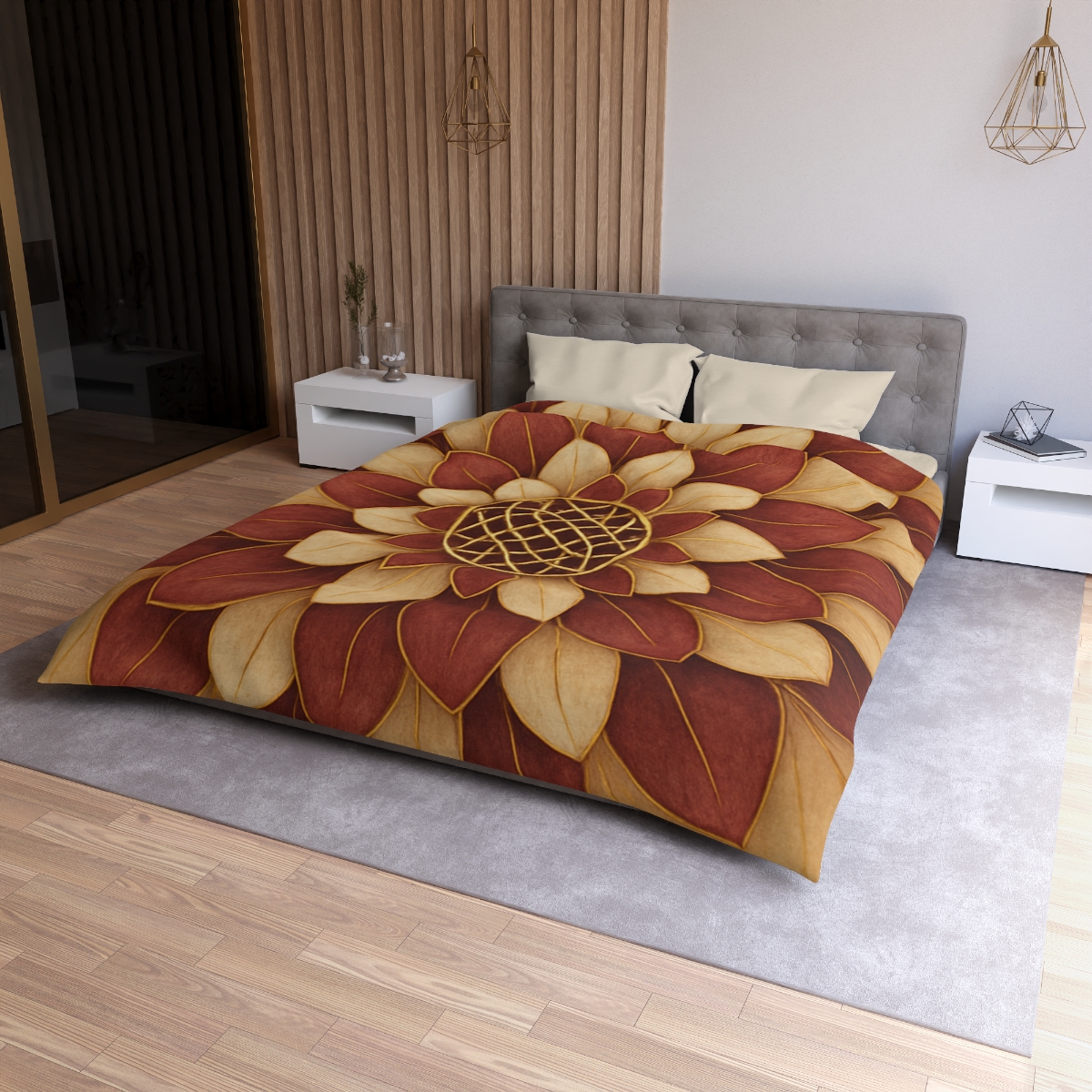 Petal Orbit Lattice trendy bedroom duvets