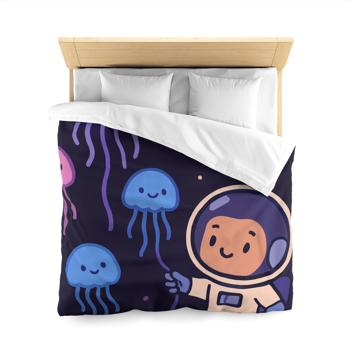 Galaxy Garden Of Floating Jellyfish trendy bedroom duvets