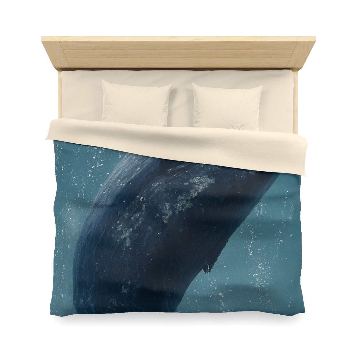 Ocean Song Humpback Whale designer printed duvets