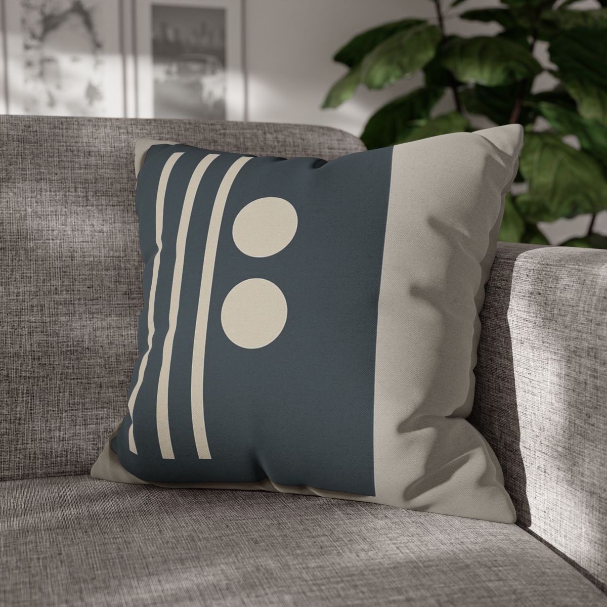 Negative Space Lattice designer print pillow cases