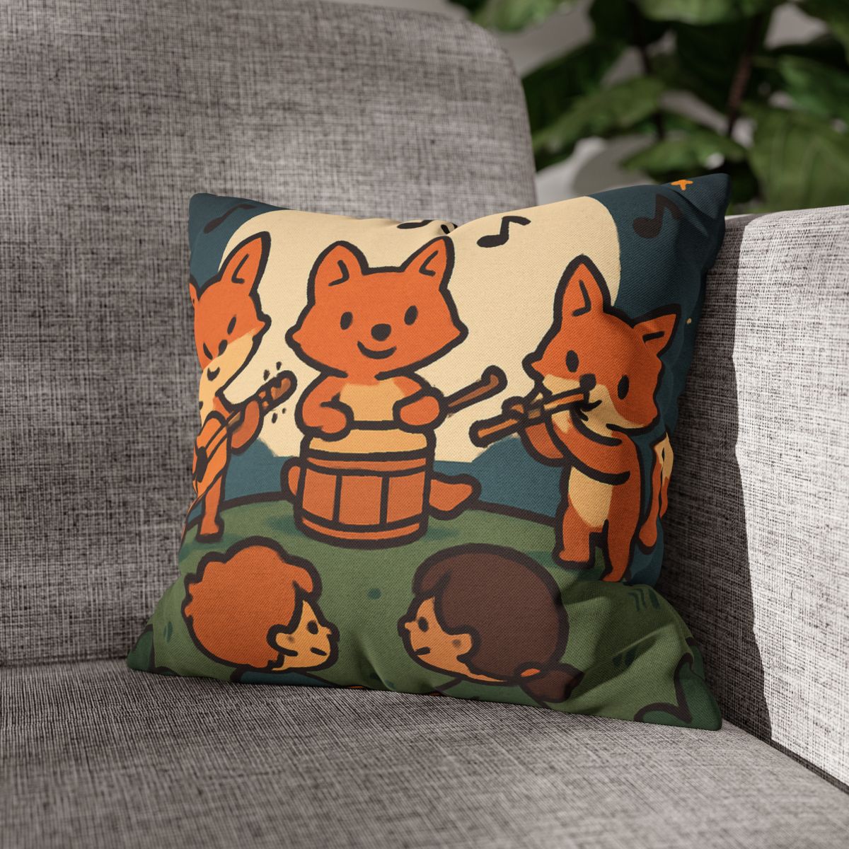 Moonlight Music Fox Band custom pillow cases