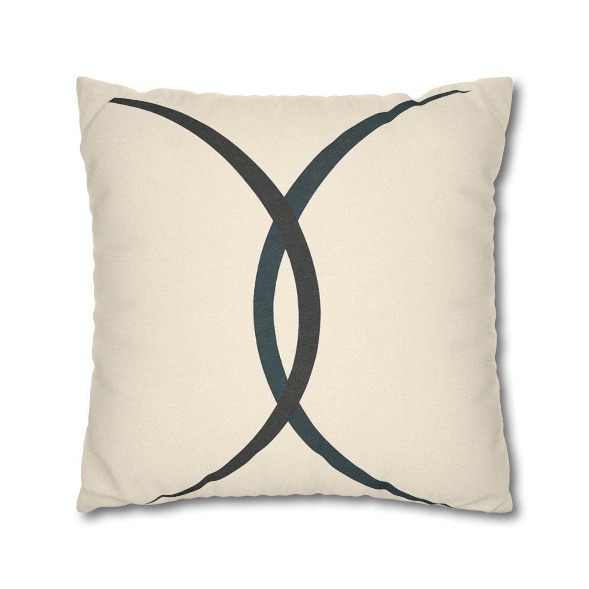 Intersecting Arc Duo Balanced designer print pillow cases