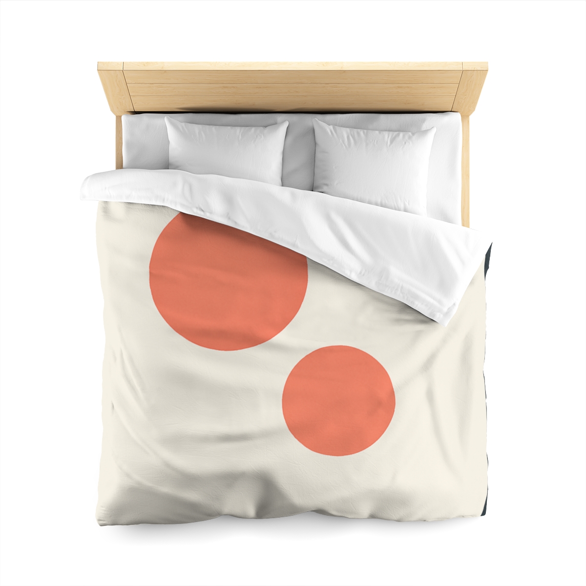 Asymmetric Frame Gap With Two Discs custom duvets