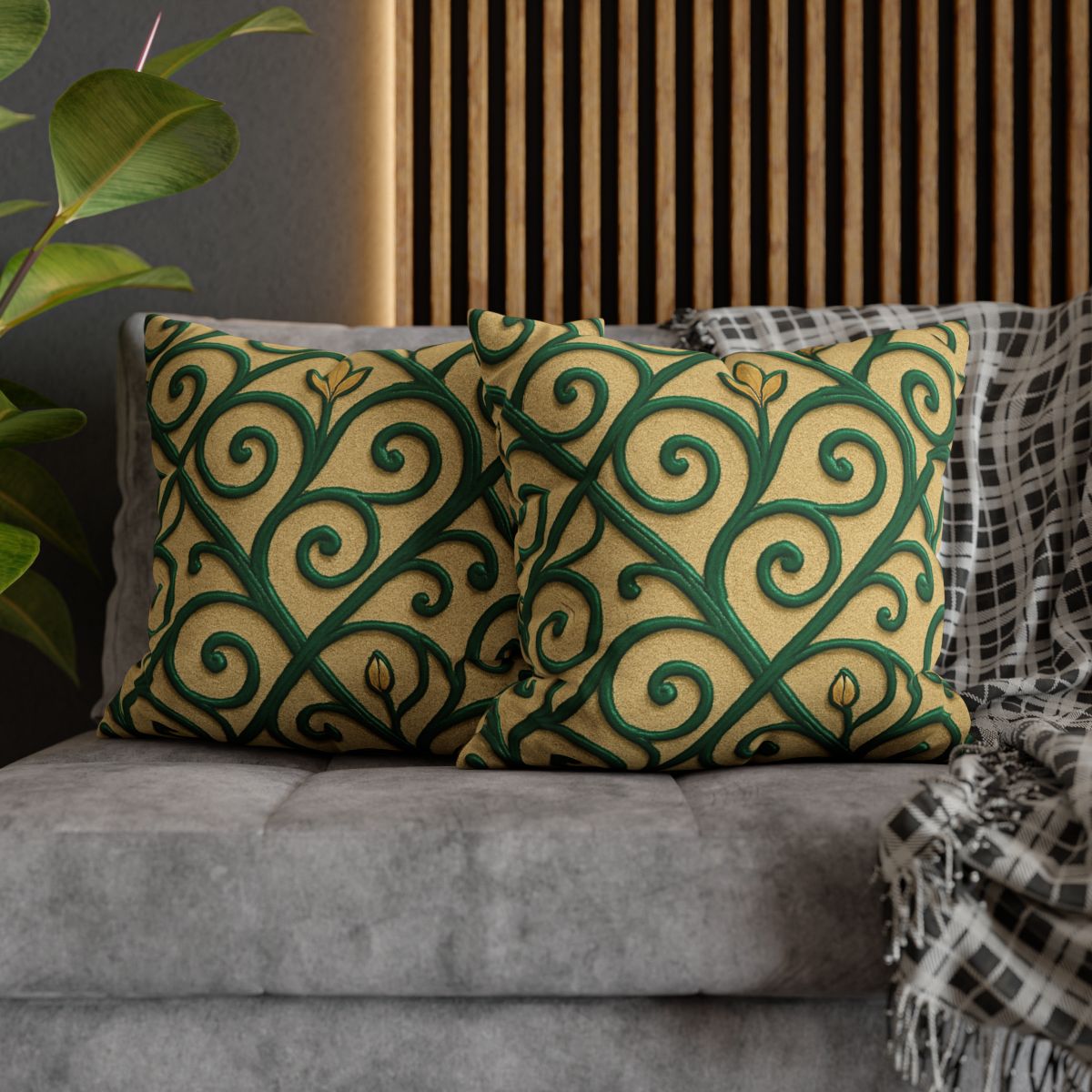 Vine Curl Lattice unique gift pillow cases