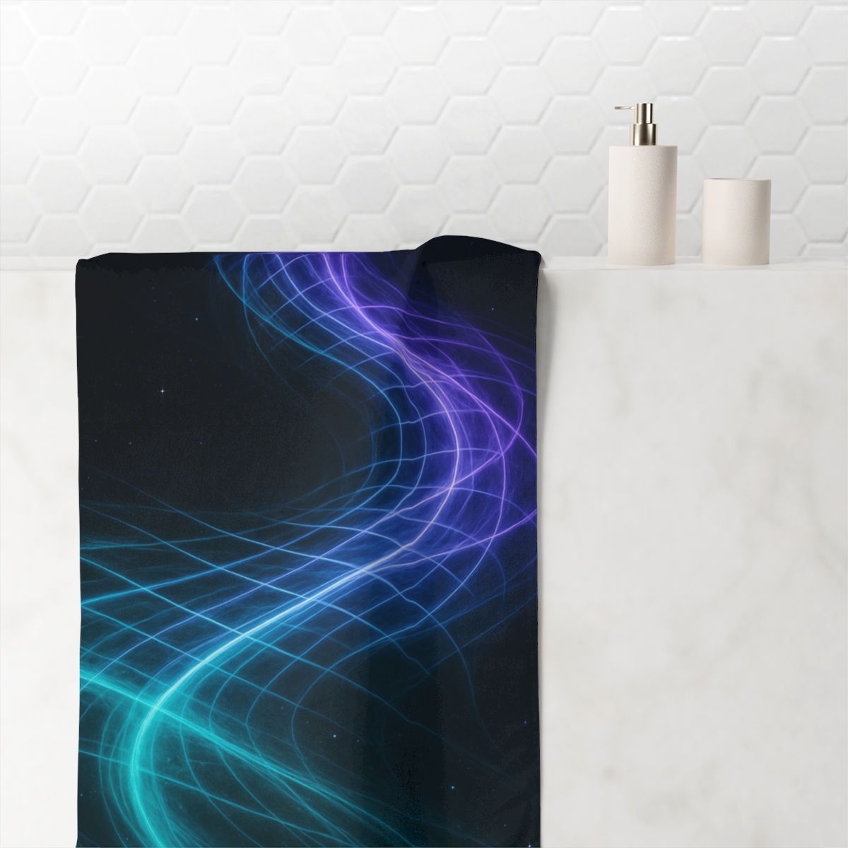 Aurora Plasma Lattice stylish beach towels