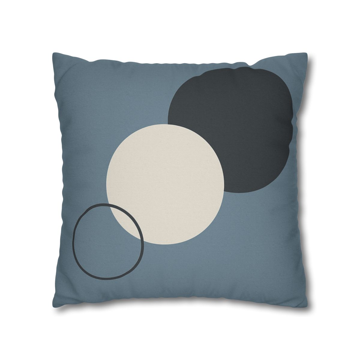 Staggered Circle Trio soft cotton pillow cases