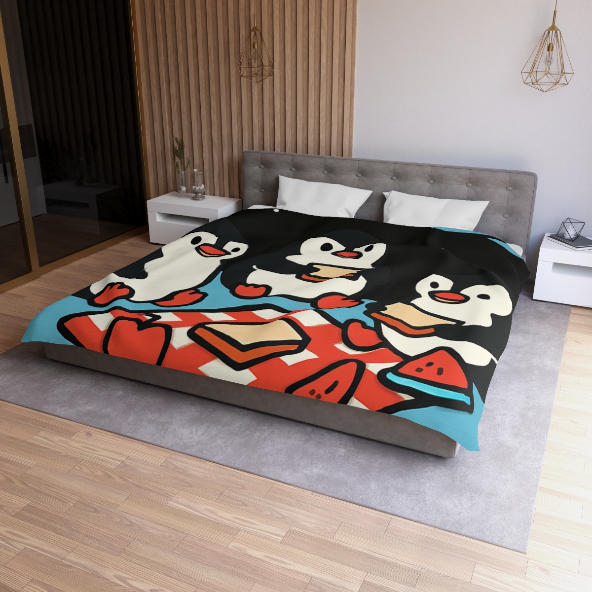 Planet Picnic Penguins soft comforter duvets