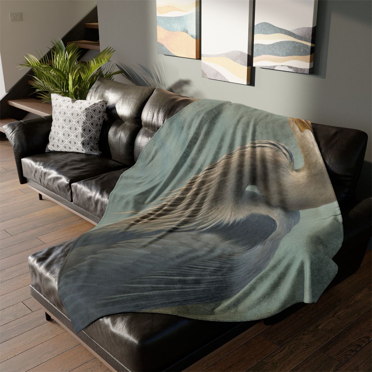 Harbor Watch Great Blue Heron warm winter blankets