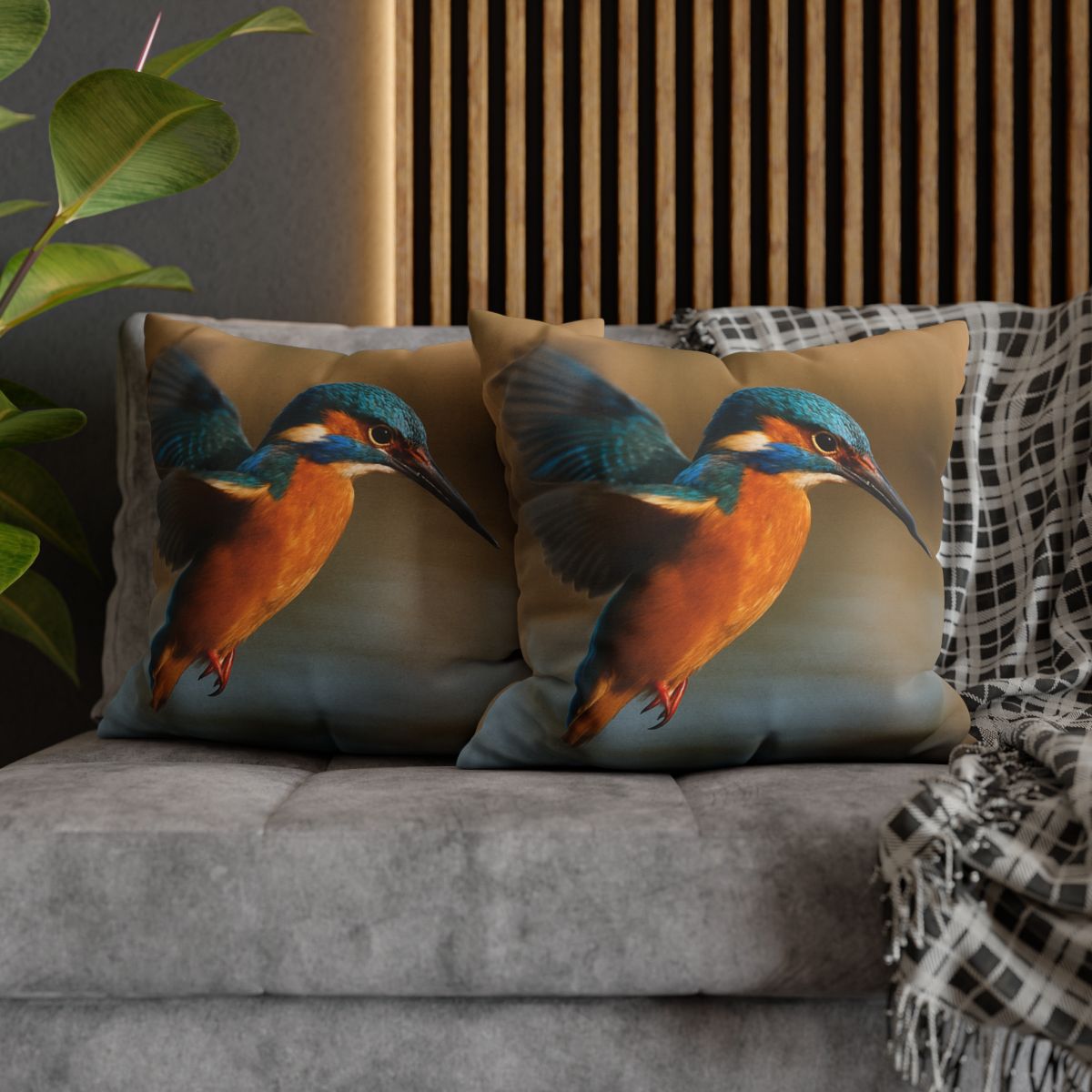 Sky Arrow Kingfisher custom pillow cases