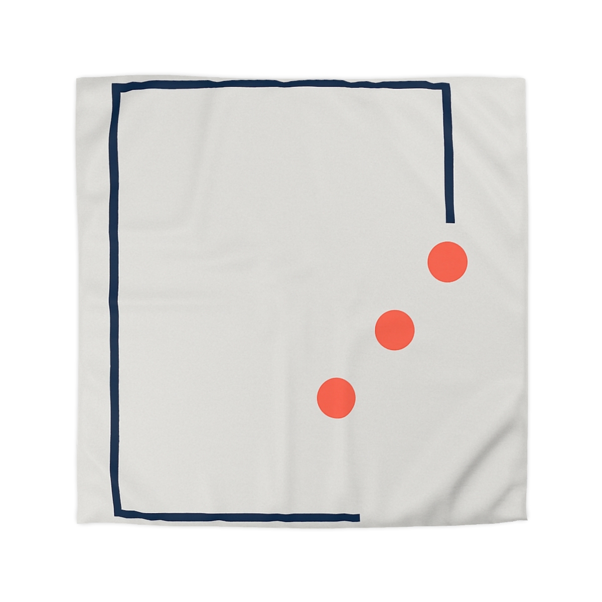 Diagonal Constellation Frame personalized bedding duvets