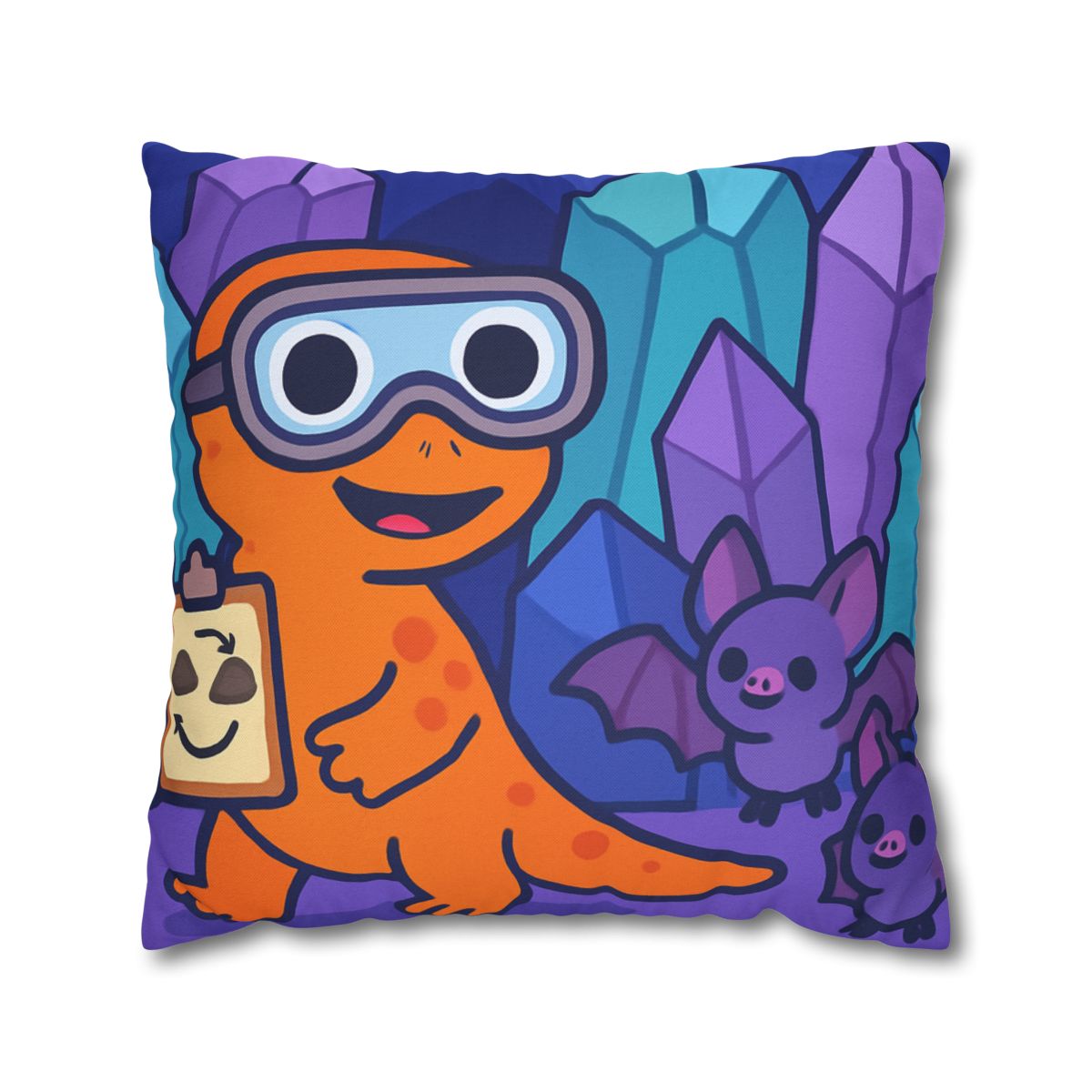 Crystal Cavern Salamander Science Team trendy patterned pillow cases