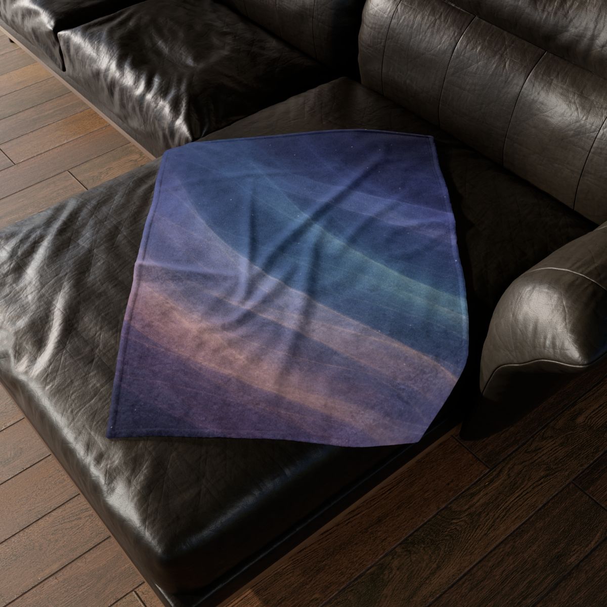 Prismatic Ion Veil Tapestry soft fleece blankets