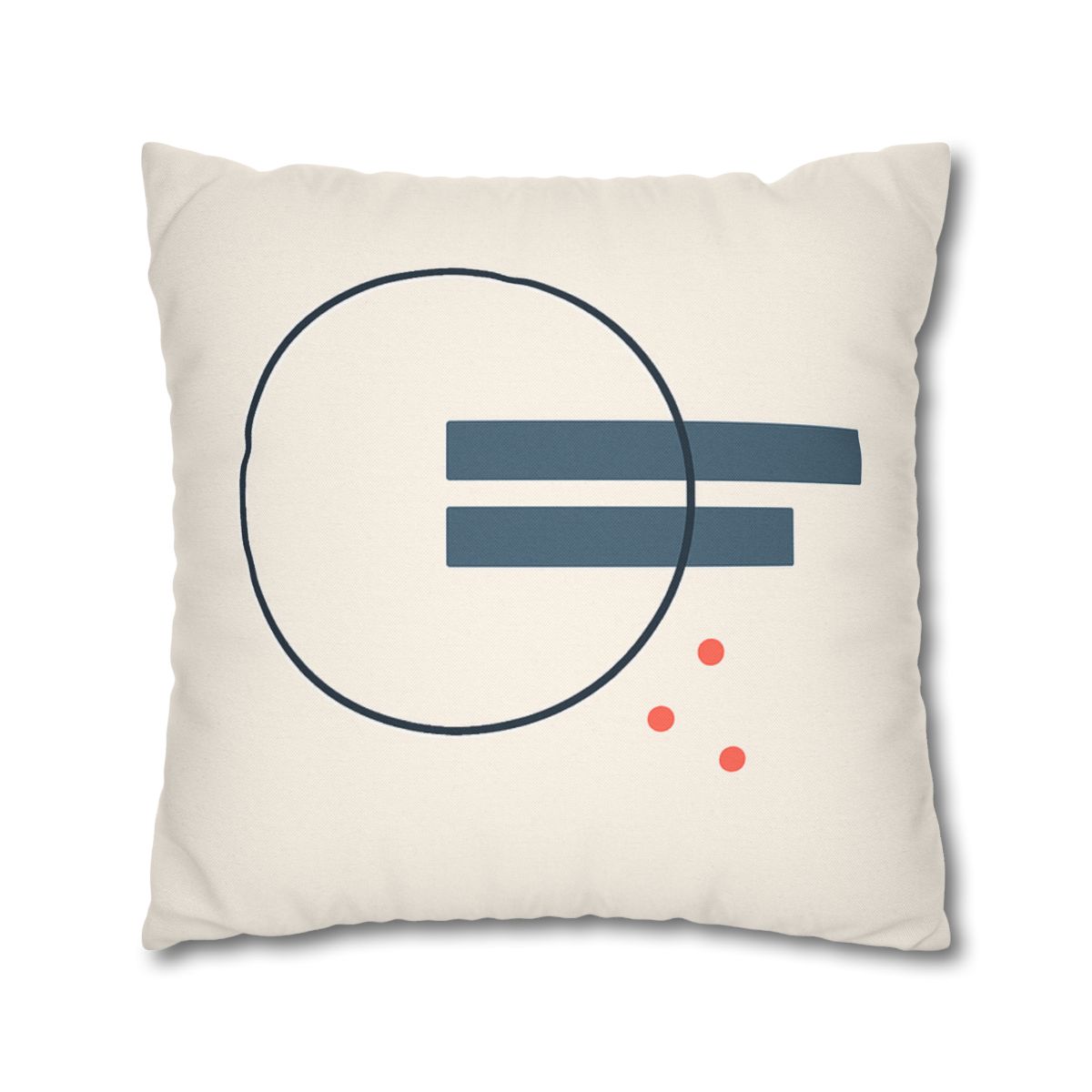 Offset Ring With Split Bars designer print pillow cases