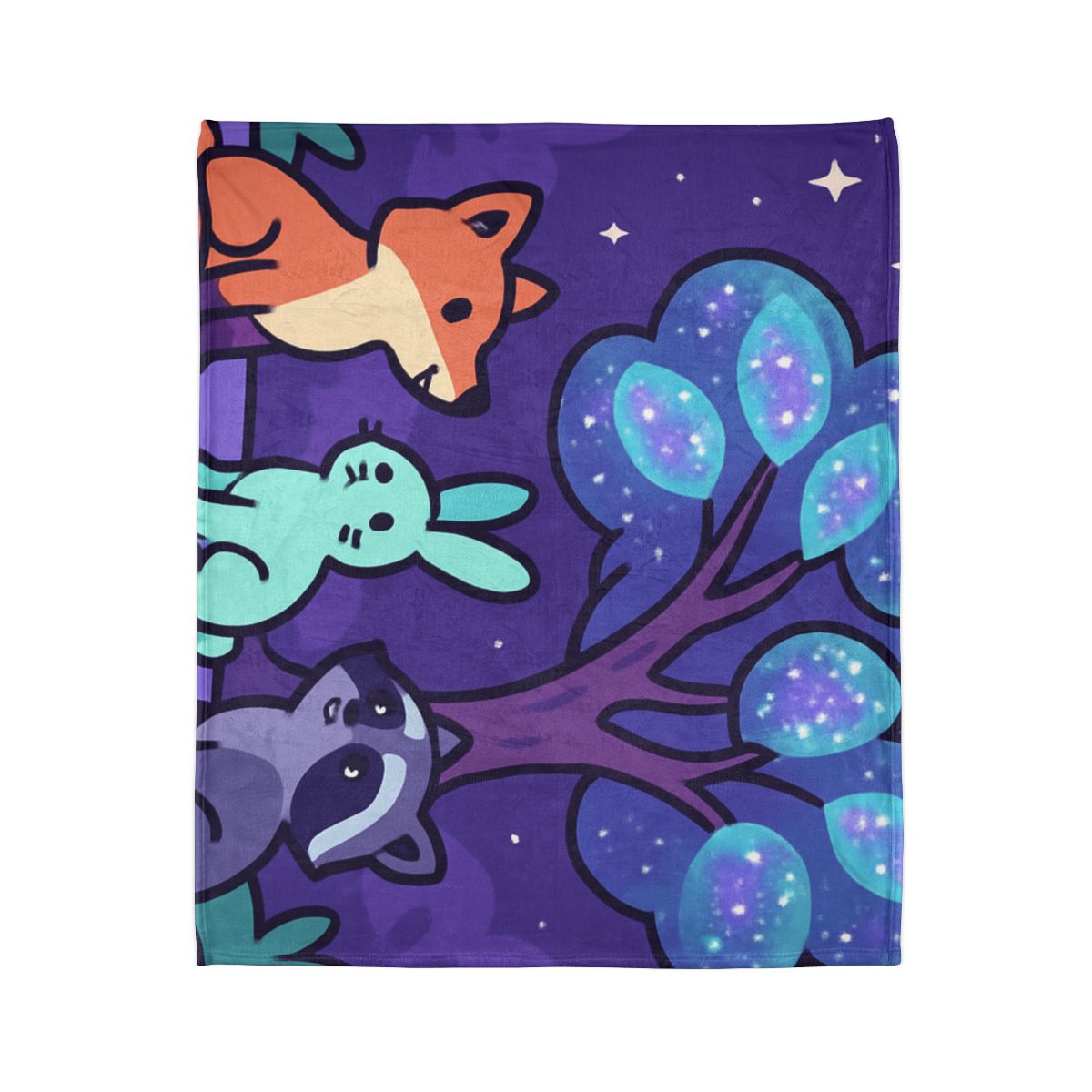 Nebula Forest Friends custom blankets