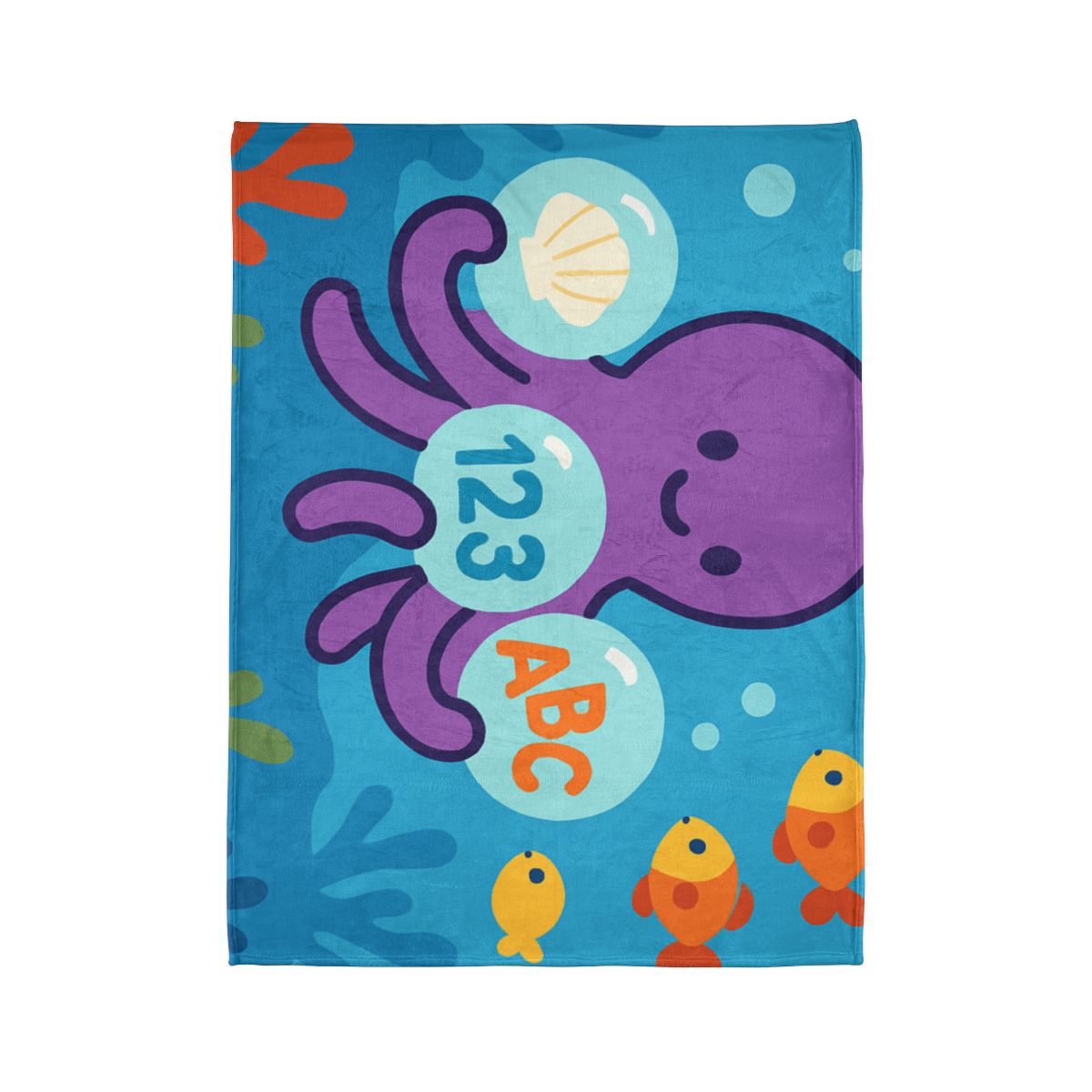 Octopus Library Of Bubble Books trendy patterned blankets