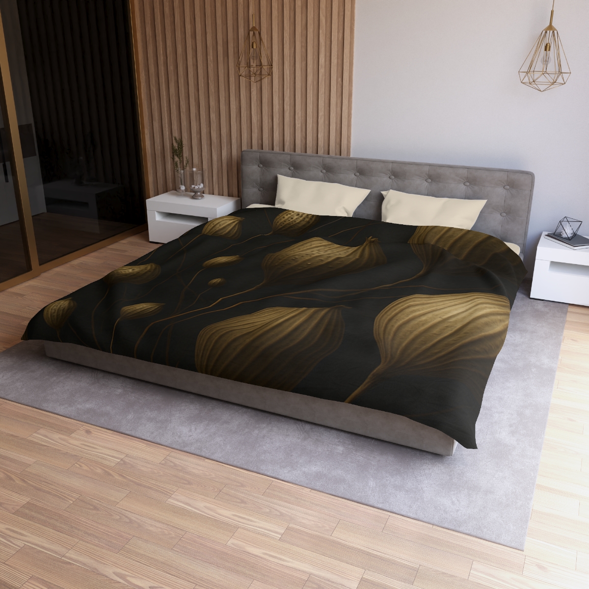 Seed Pod Orbital Cluster duvets for gifts