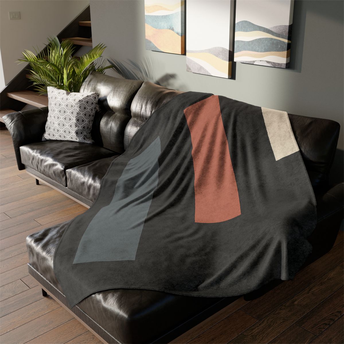 Three Bar Harmony decorative home blankets