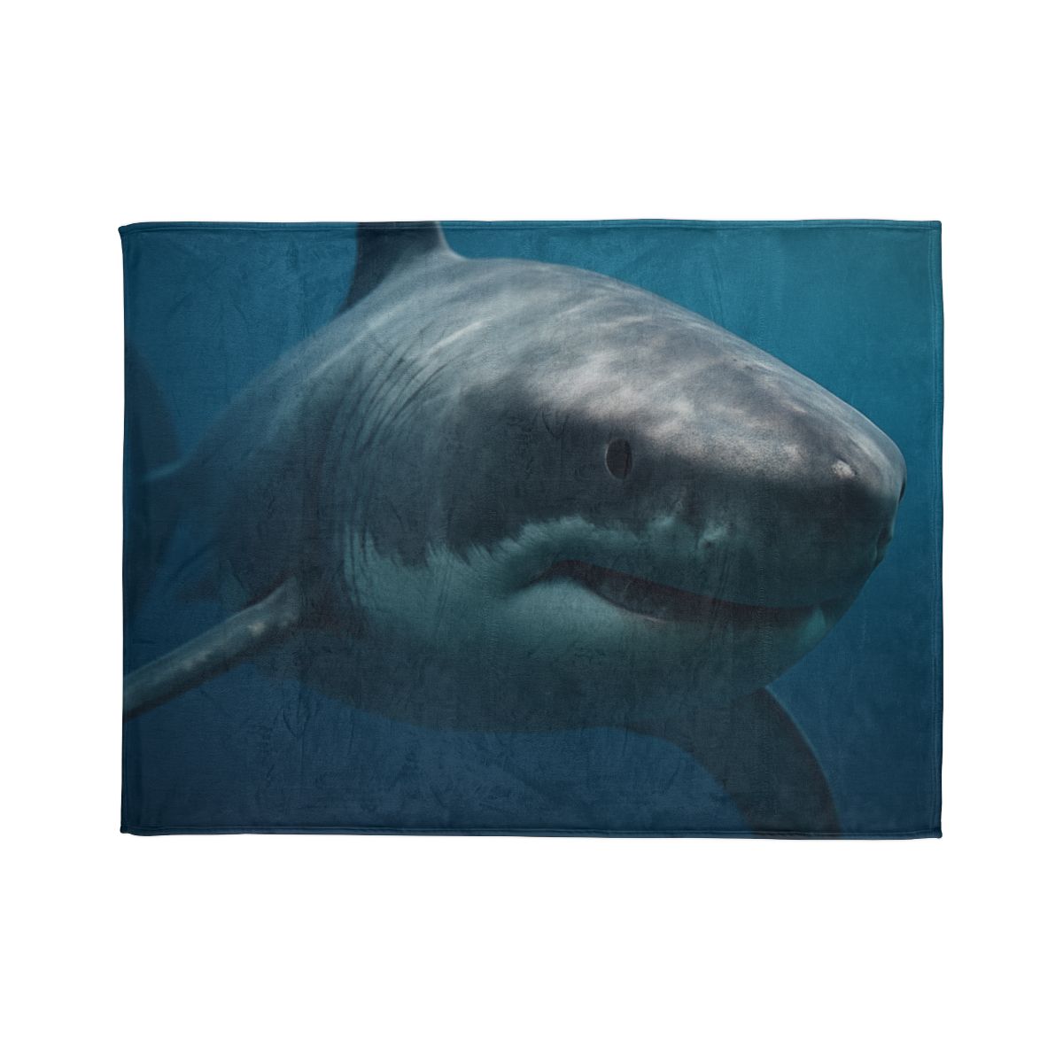 Silent Hunter Great White Shark soft fleece blankets