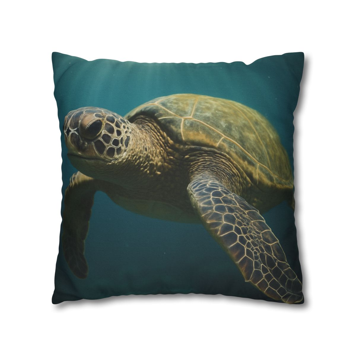Glasswater Drift Green Sea Turtle unique gift pillow cases