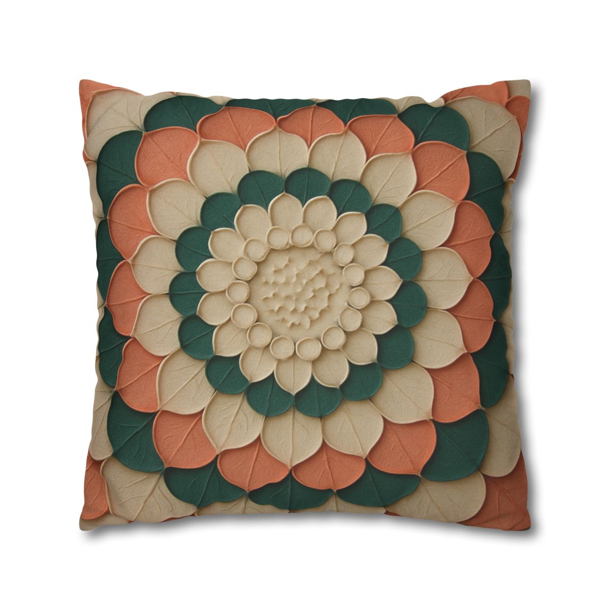 Petal Halo Mosaic designer print pillow cases