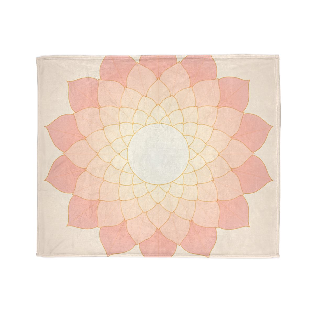 Petal Halo Lattice soft fleece blankets