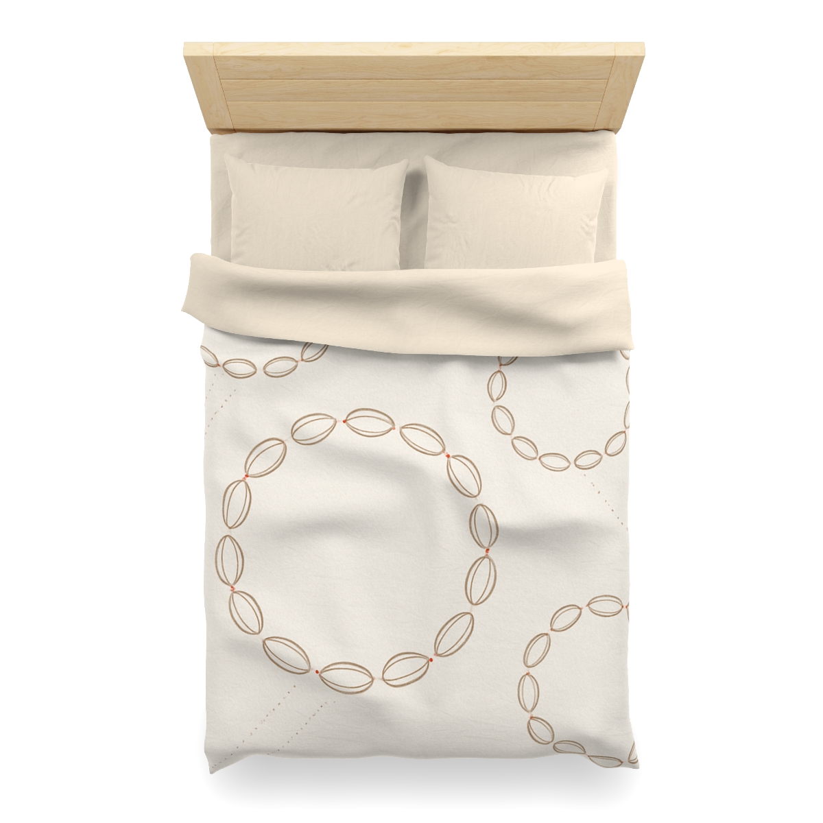 Seed Pod Halo Scatter custom duvets