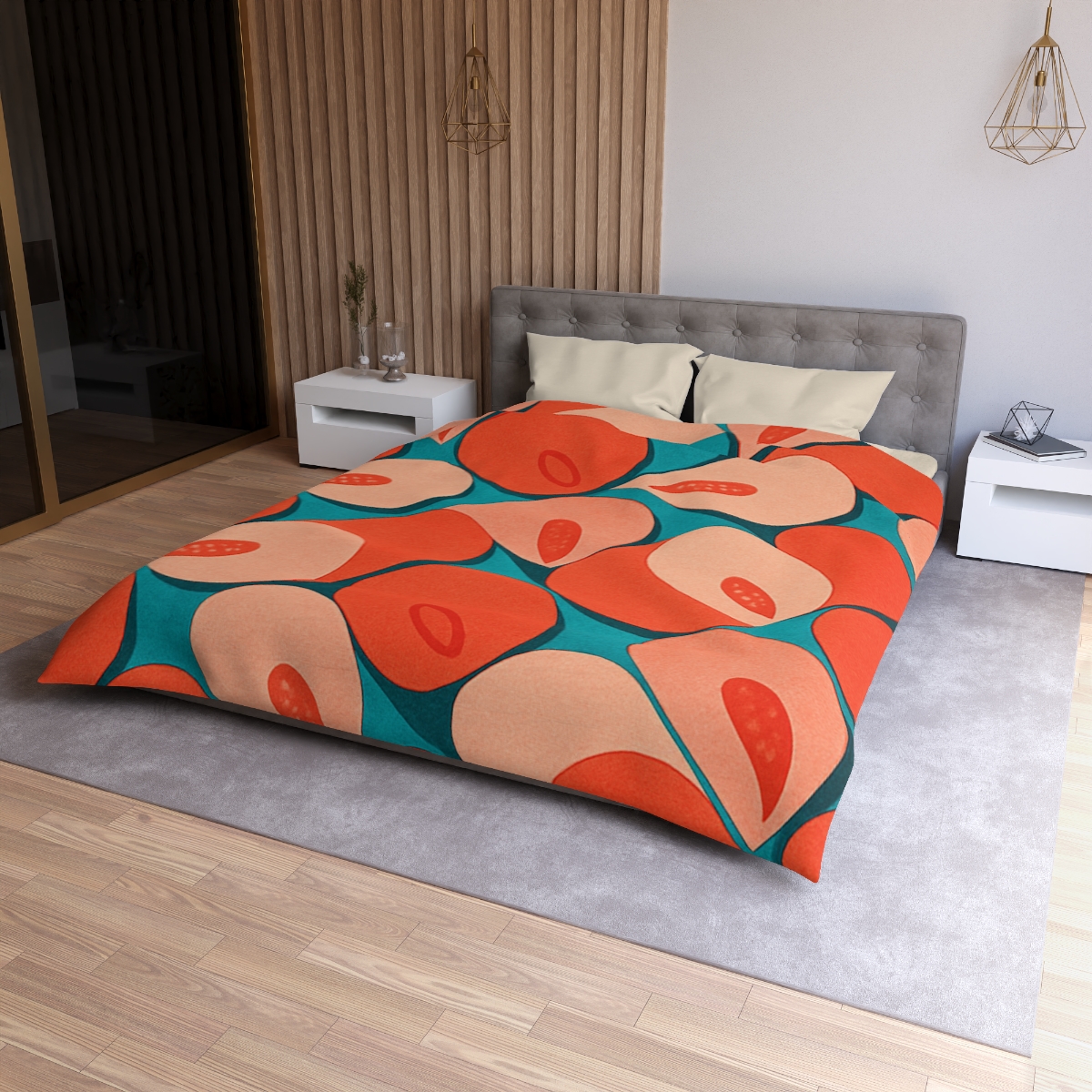 Petal Mosaic Circuit personalized bedding duvets