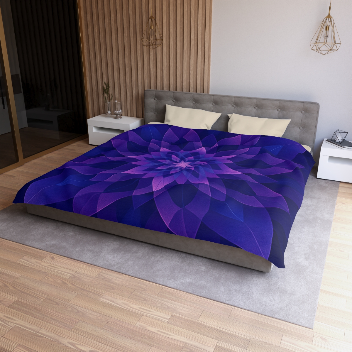 Petal Prism Overlap personalized bedding duvets