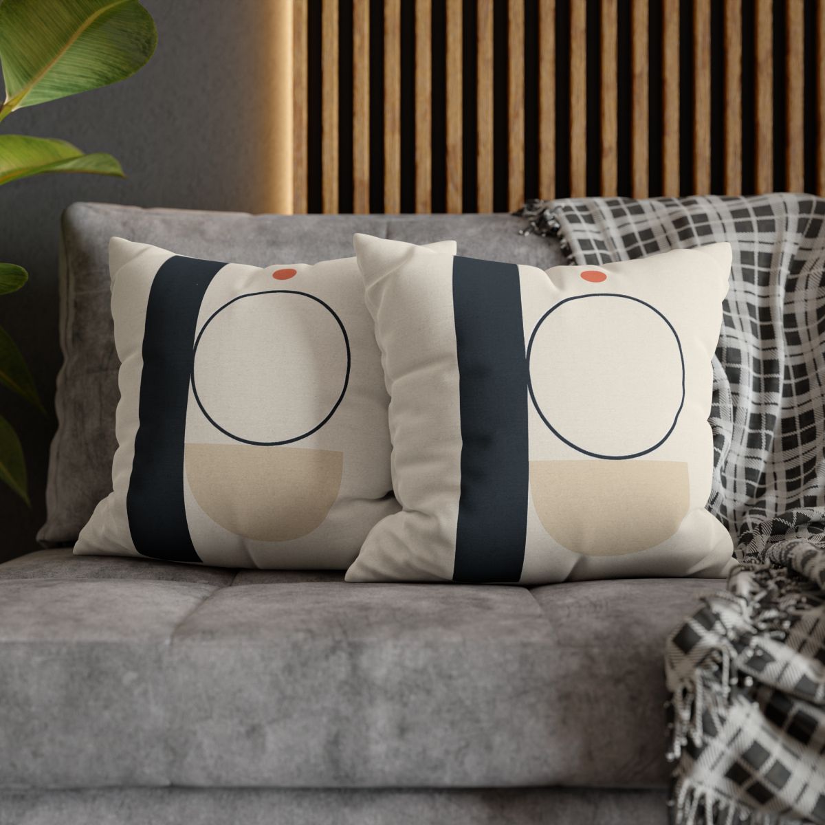 Quiet Column With Split Circle trendy patterned pillow cases