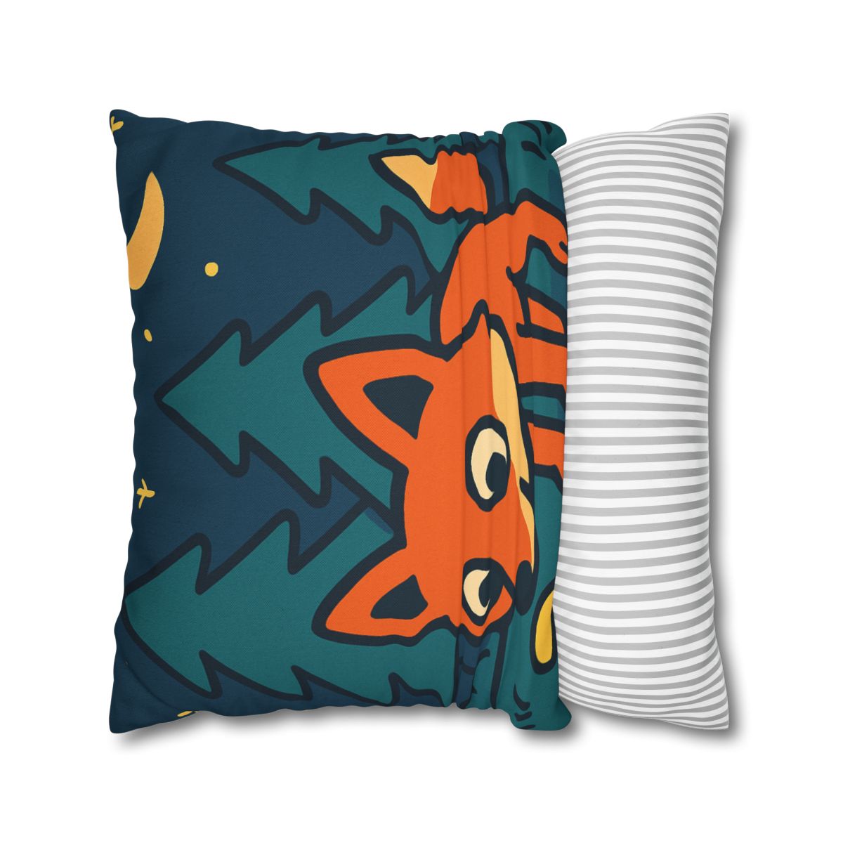 Starlight Forest Fox designer print pillow cases