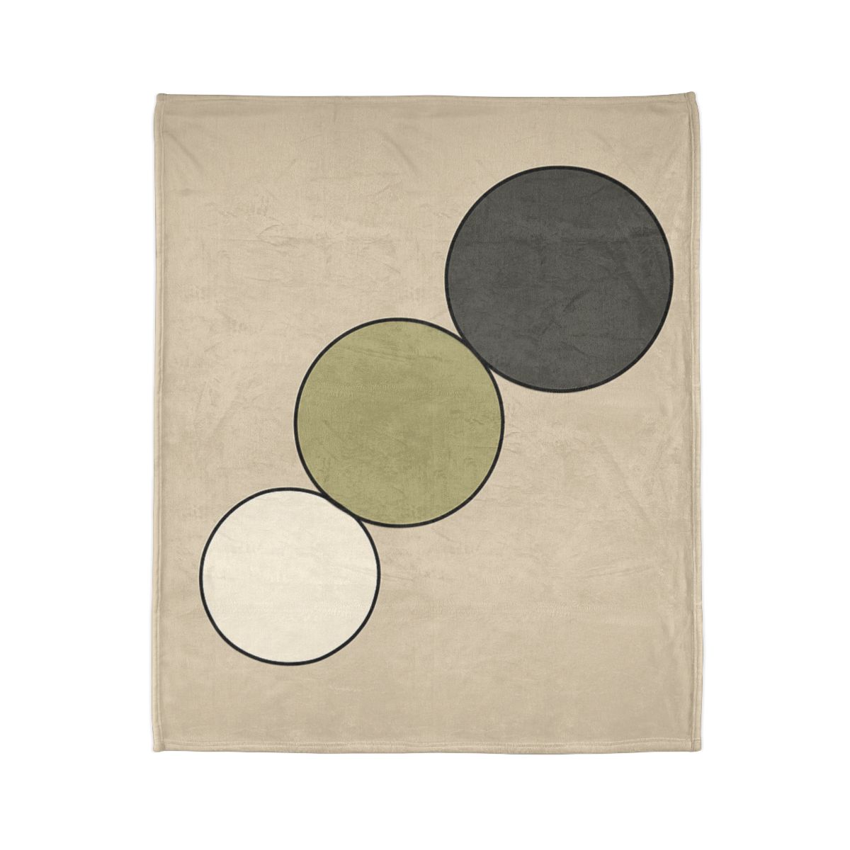 Staggered Trio Of Circles Harmony unique gift blankets