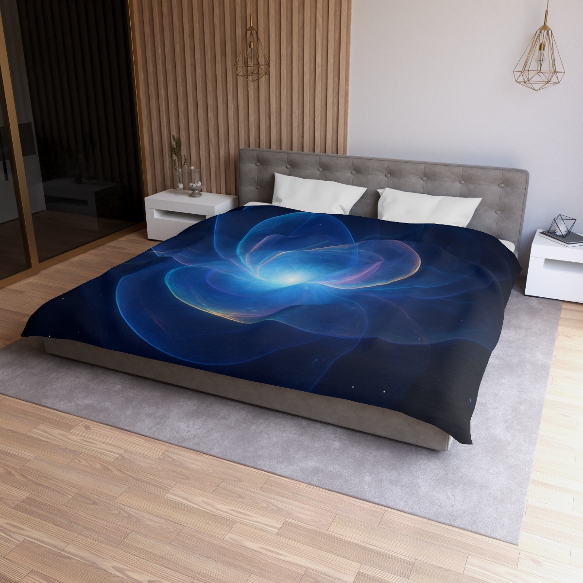 Chromatic Lensing Bloom trendy bedroom duvets