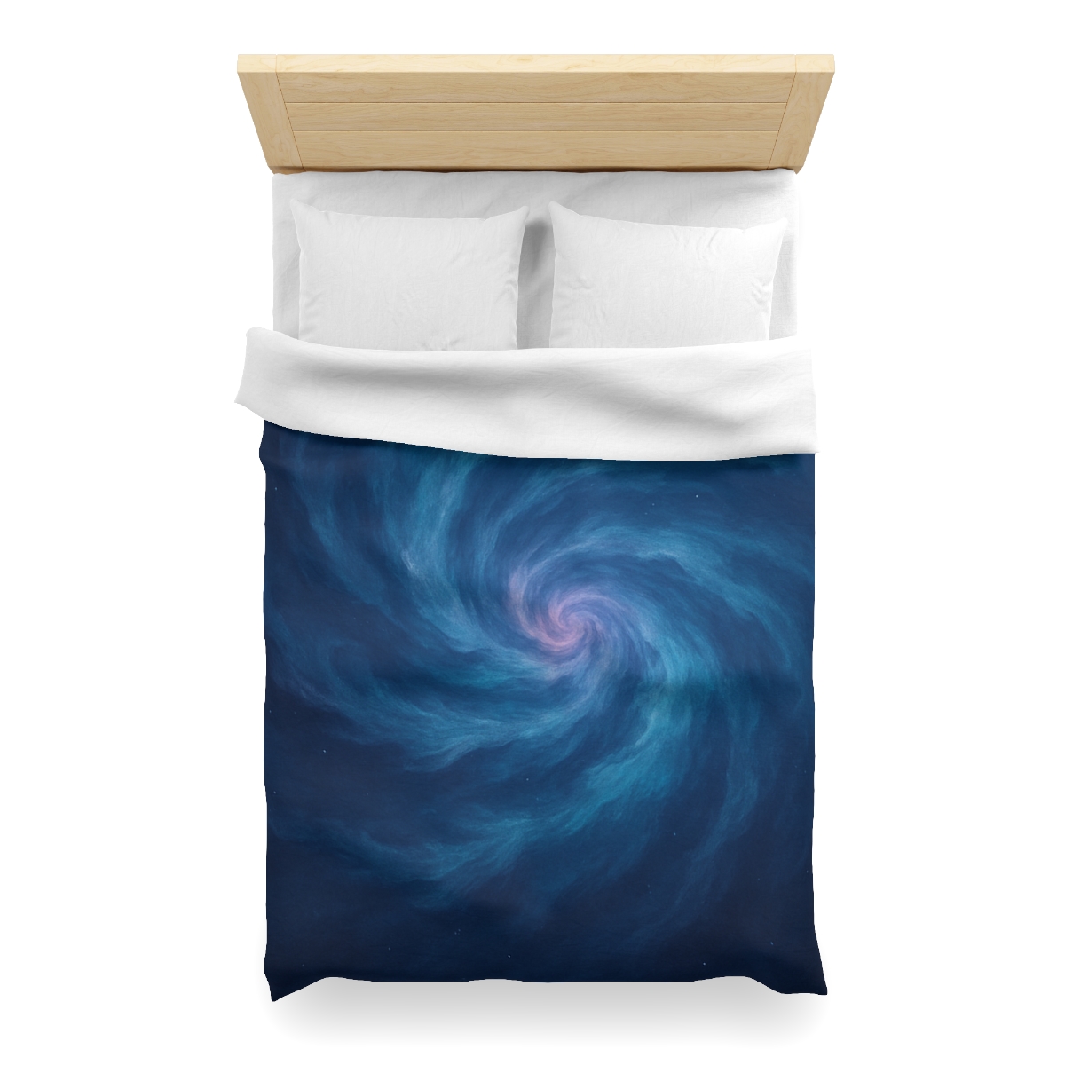 Nebula Spiral Tapestry designer printed duvets