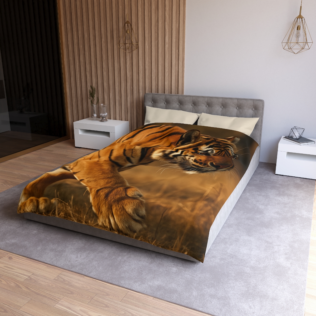 Forest Stalker Bengal Tiger duvets for gifts