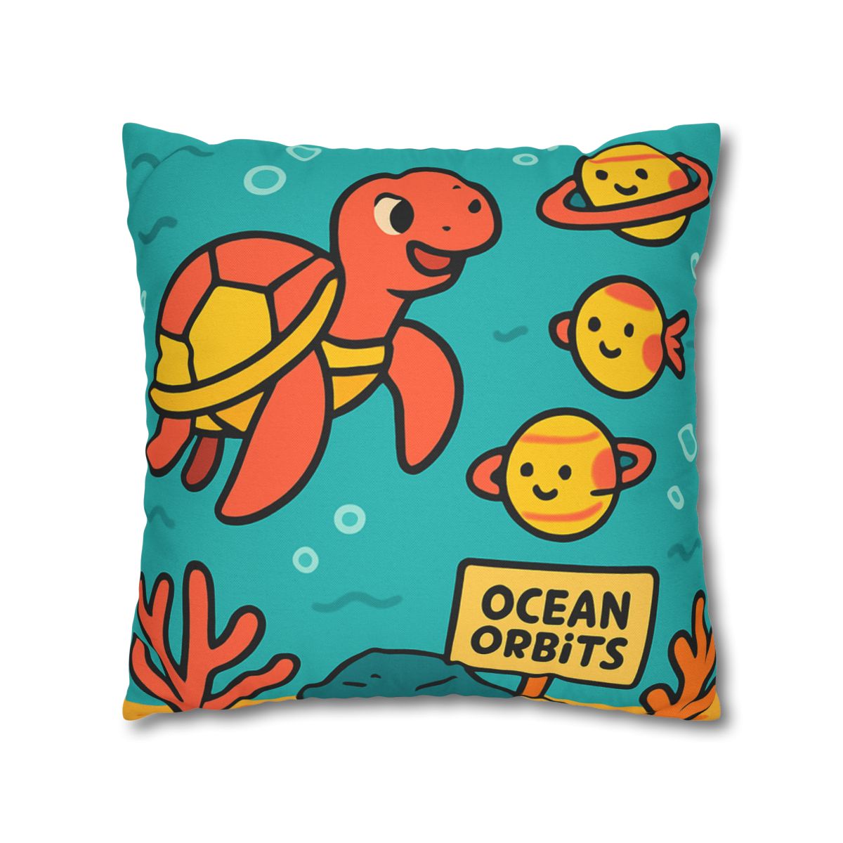 Coral Reef Planet Parade comfortable bedding pillow covers