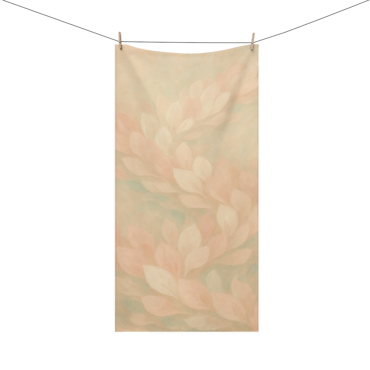 Petal Cascade Wave designer printed towels