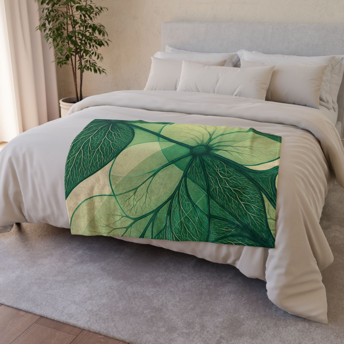 Leaf Vein Lacework custom blankets