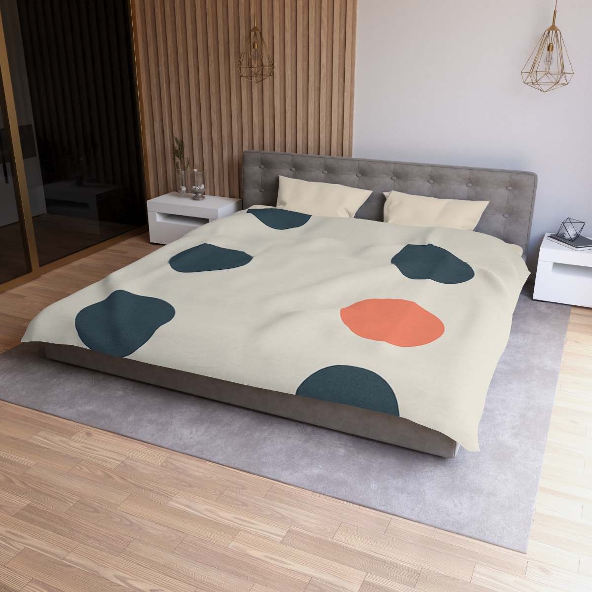 Clustered Dots With Open Lane duvets for gifts