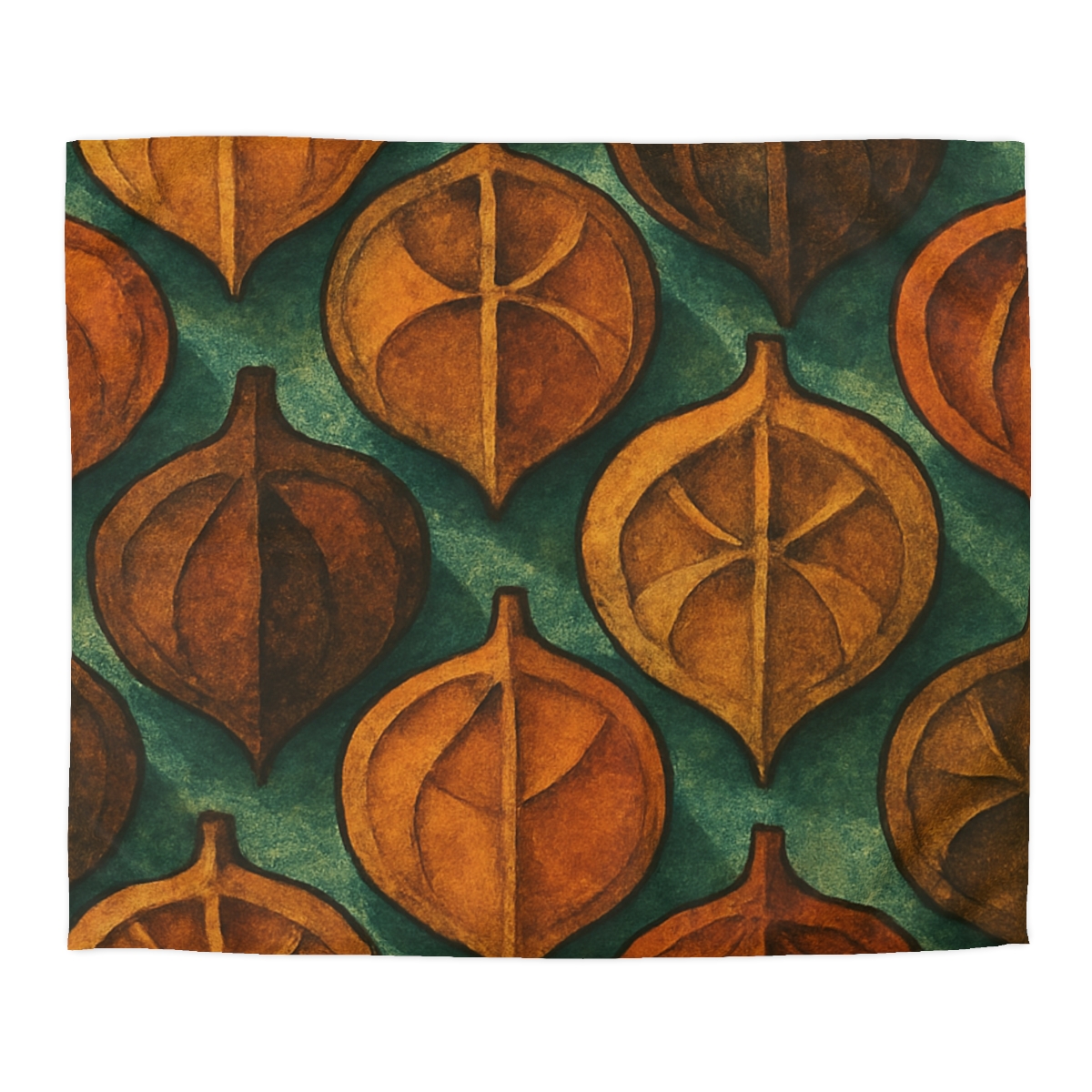 Seed Pod Cluster Mosaic stylish duvet covers