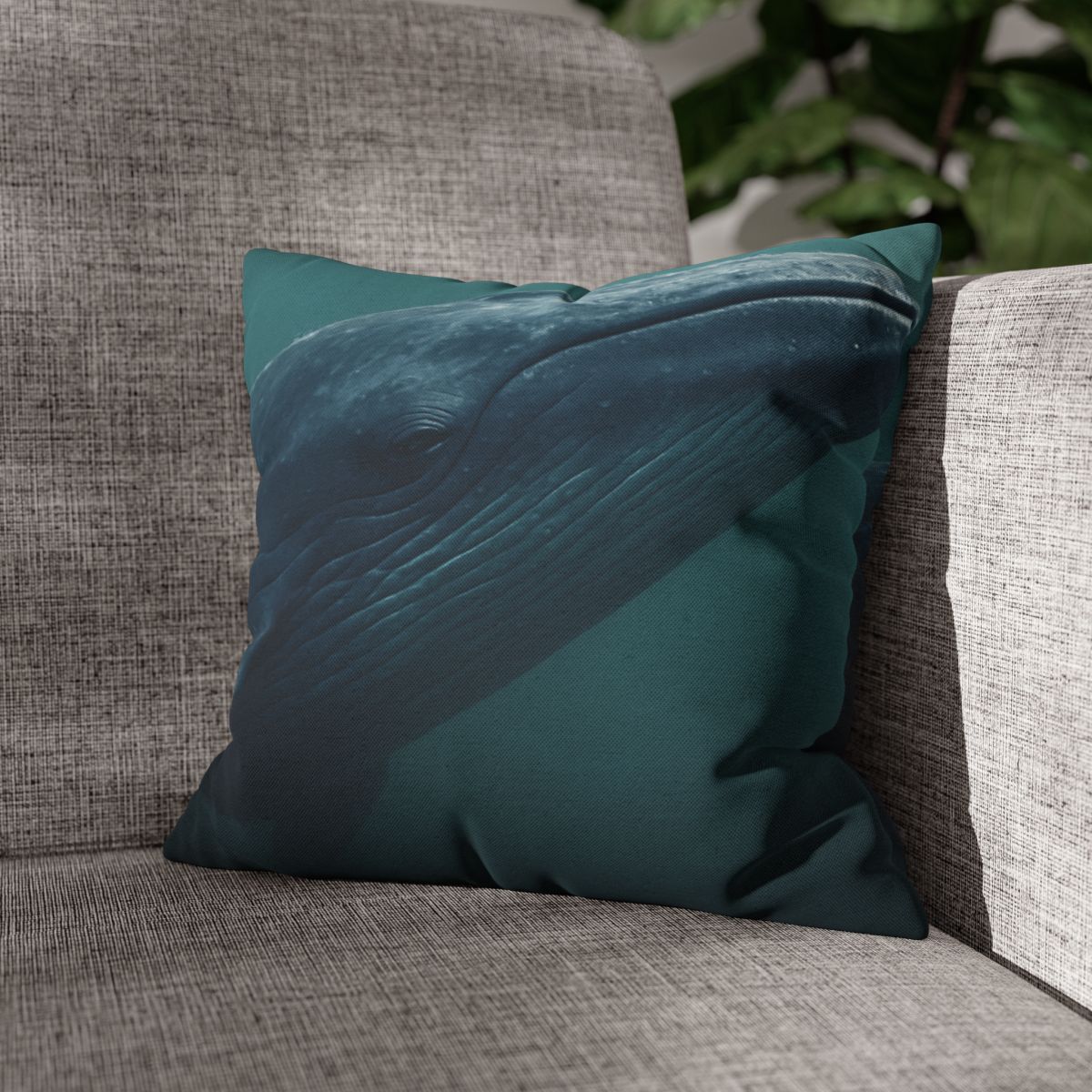 Ocean Song Blue Whale personalized pillow covers